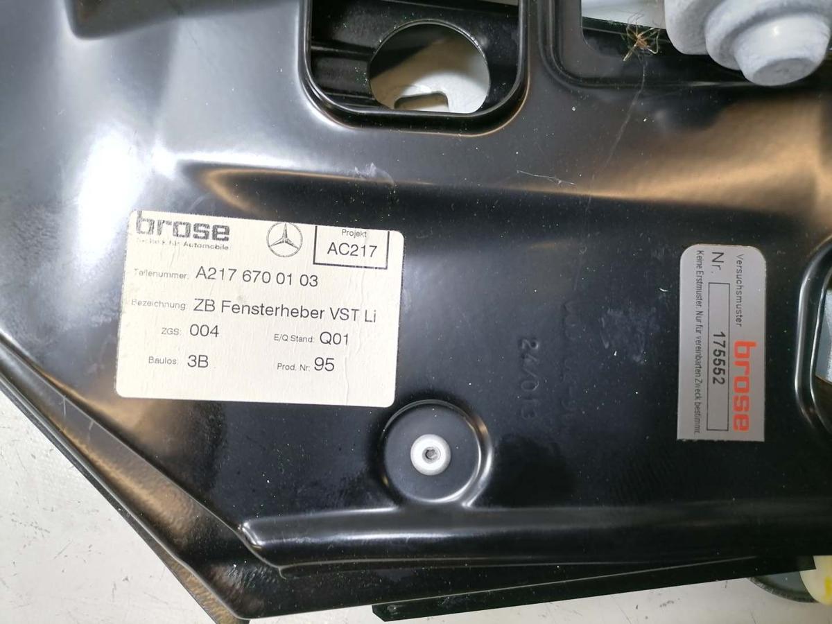 Mercedes S Klasse Coupe C217 original Fensterheber hinten links elektrisch Bj.2017